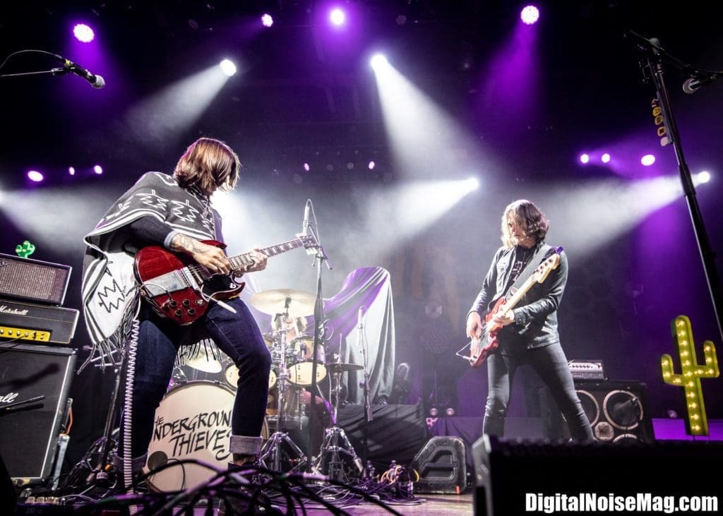 The Underground Thieves perform in support of The Struts at the Fillmore in Philly.
