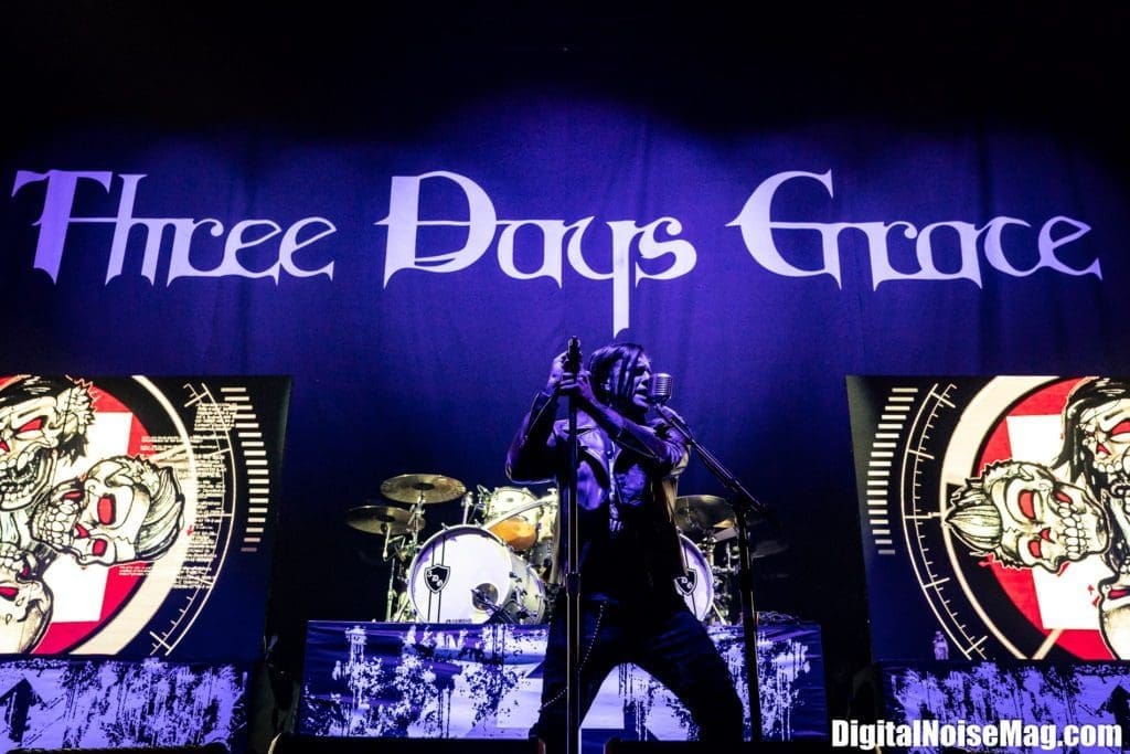 Three Days Grace perform at the PPL Center in Allentown, PA
