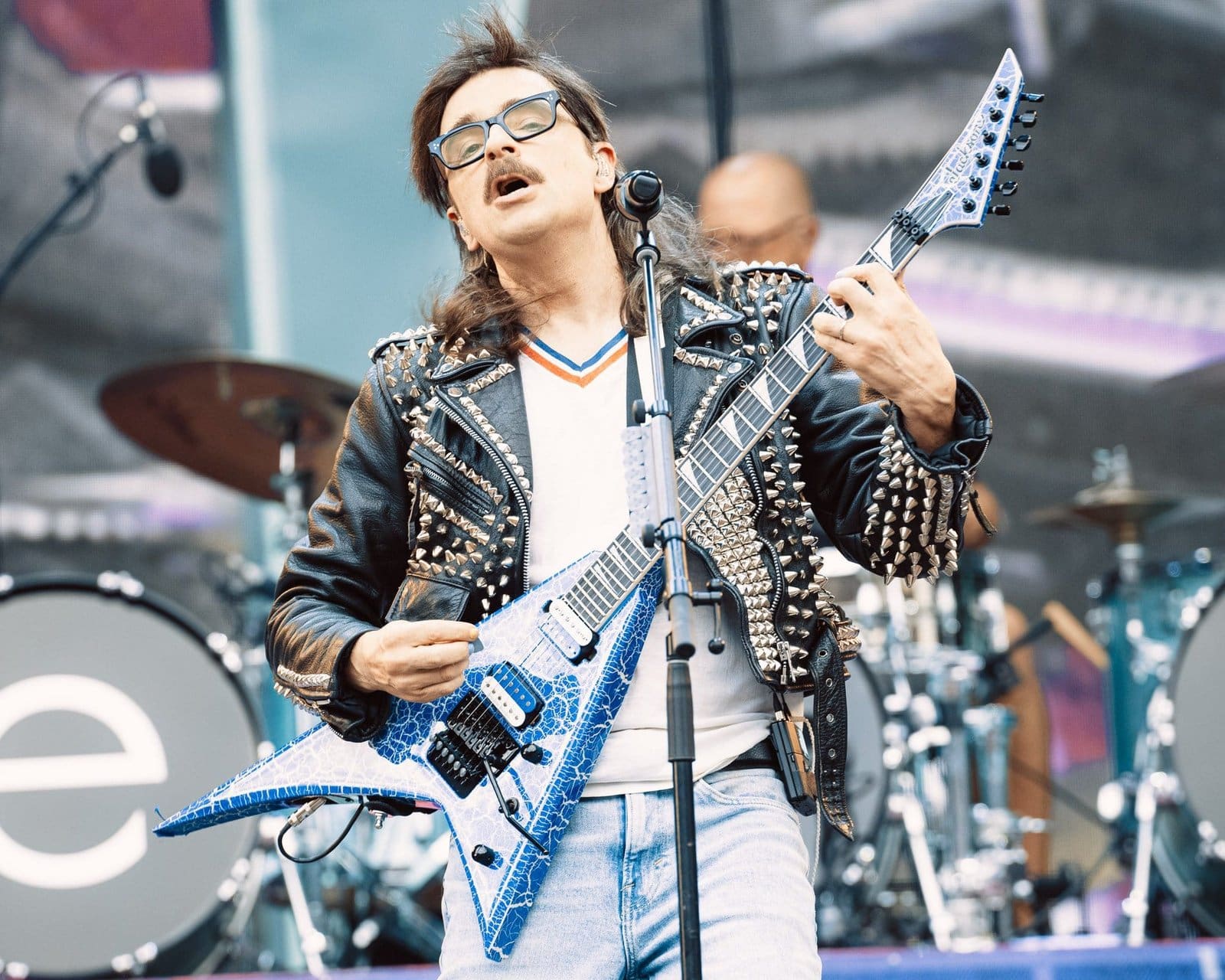 Weezer performs at the Hella Mega Tour at CBP in Philadelphia, PA.