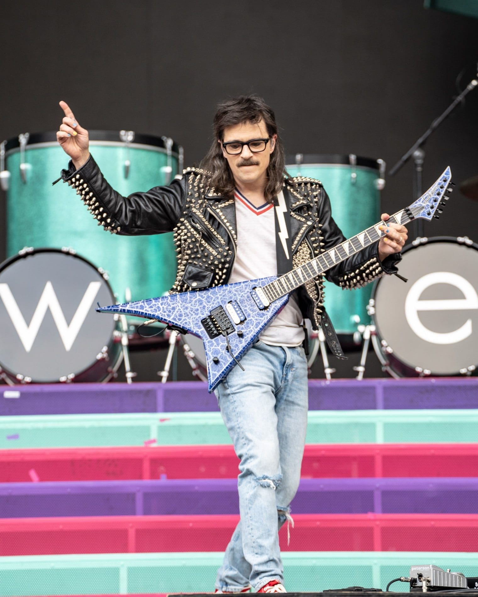 Weezer performs at the Hella Mega Tour at CBP in Philadelphia, PA.