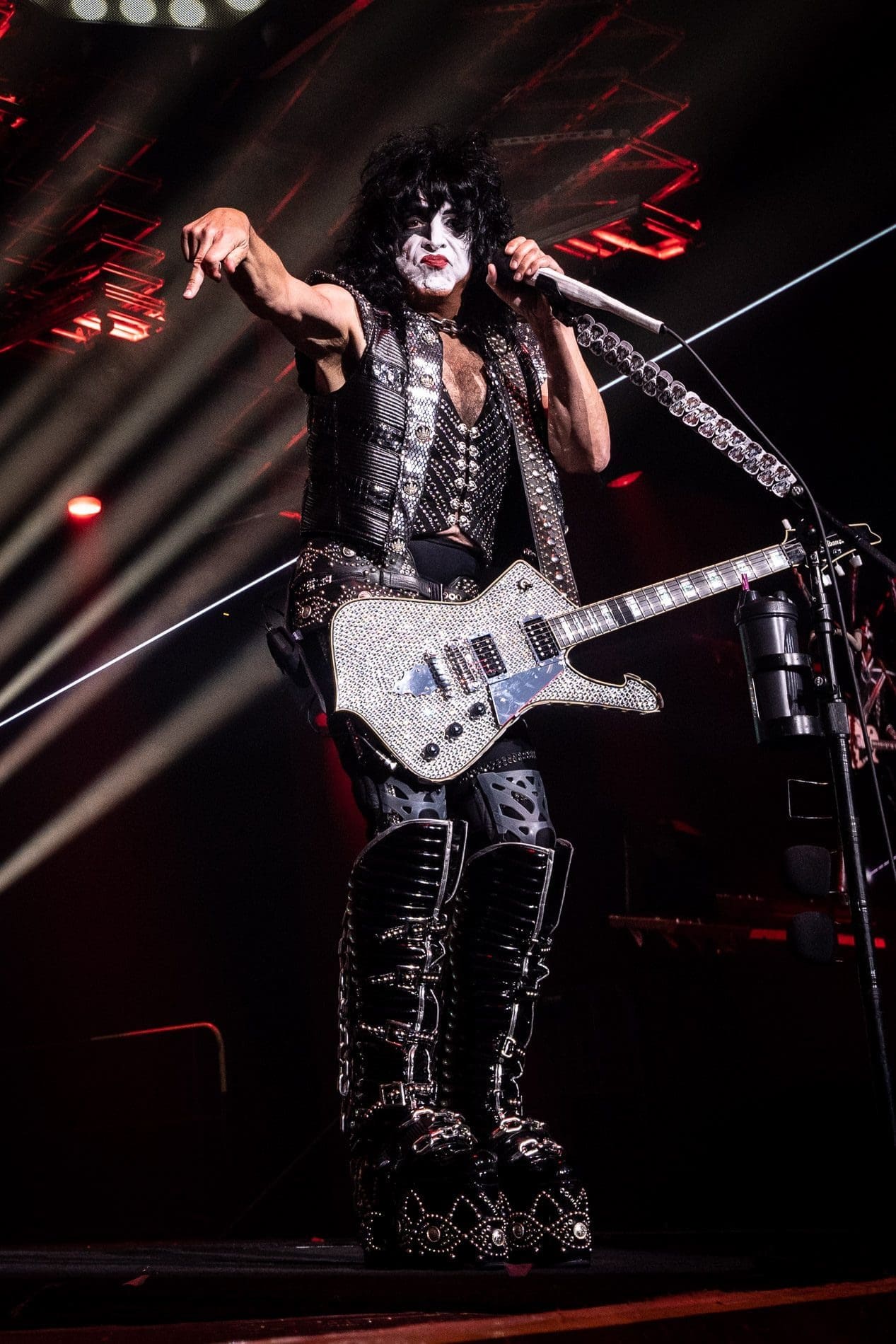 Kiss performs at the Hard Rock Casino in Atlantic City, NJ