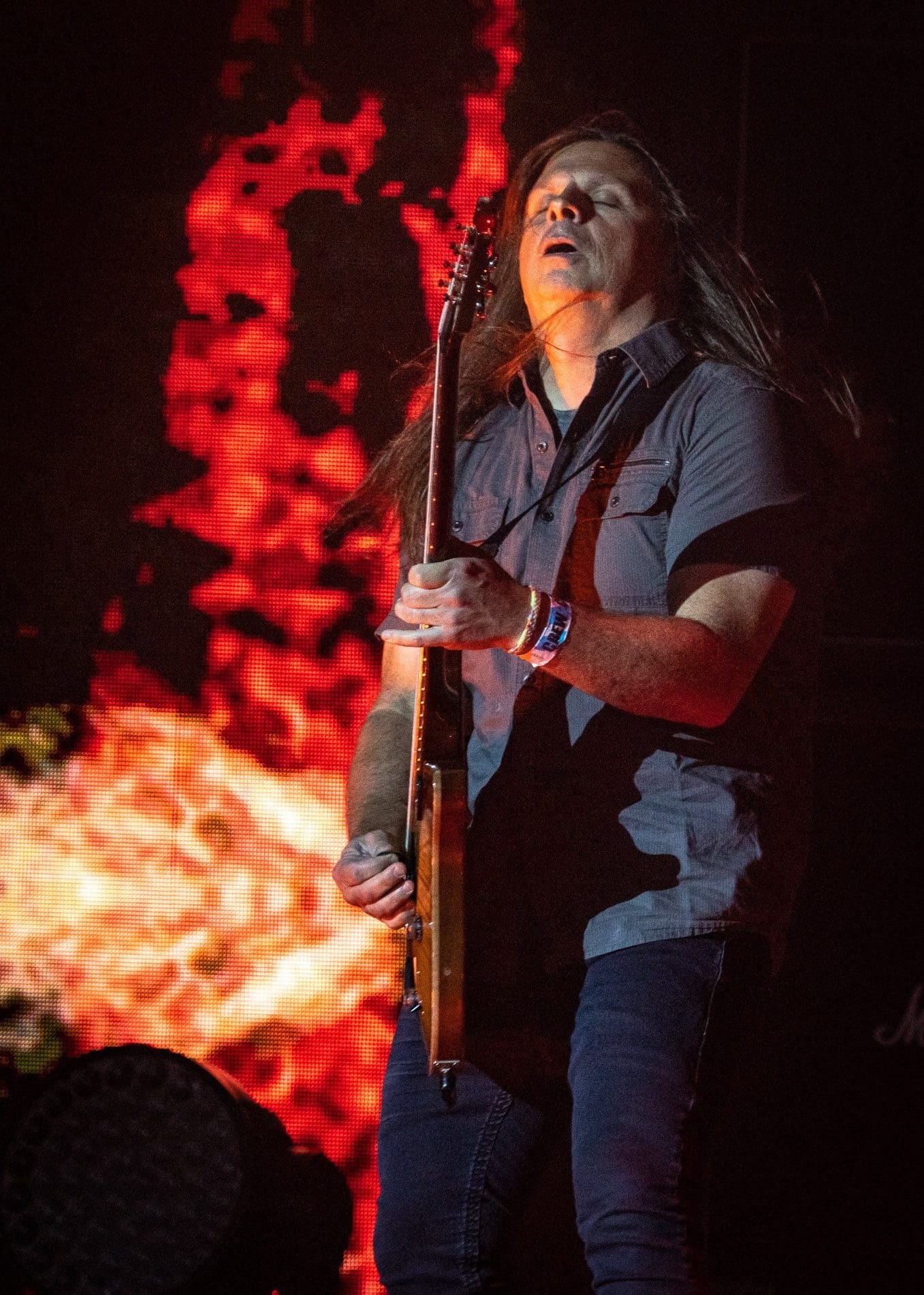 Staind performs at the BB&T Pavillion in Camden, NJ