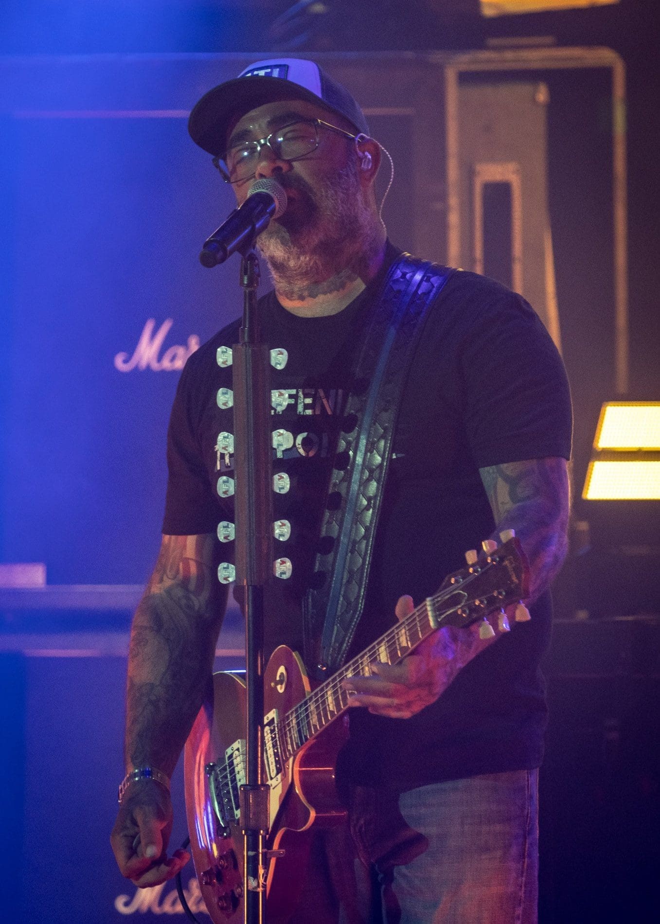 Staind performs at the BB&T Pavillion in Camden, NJ