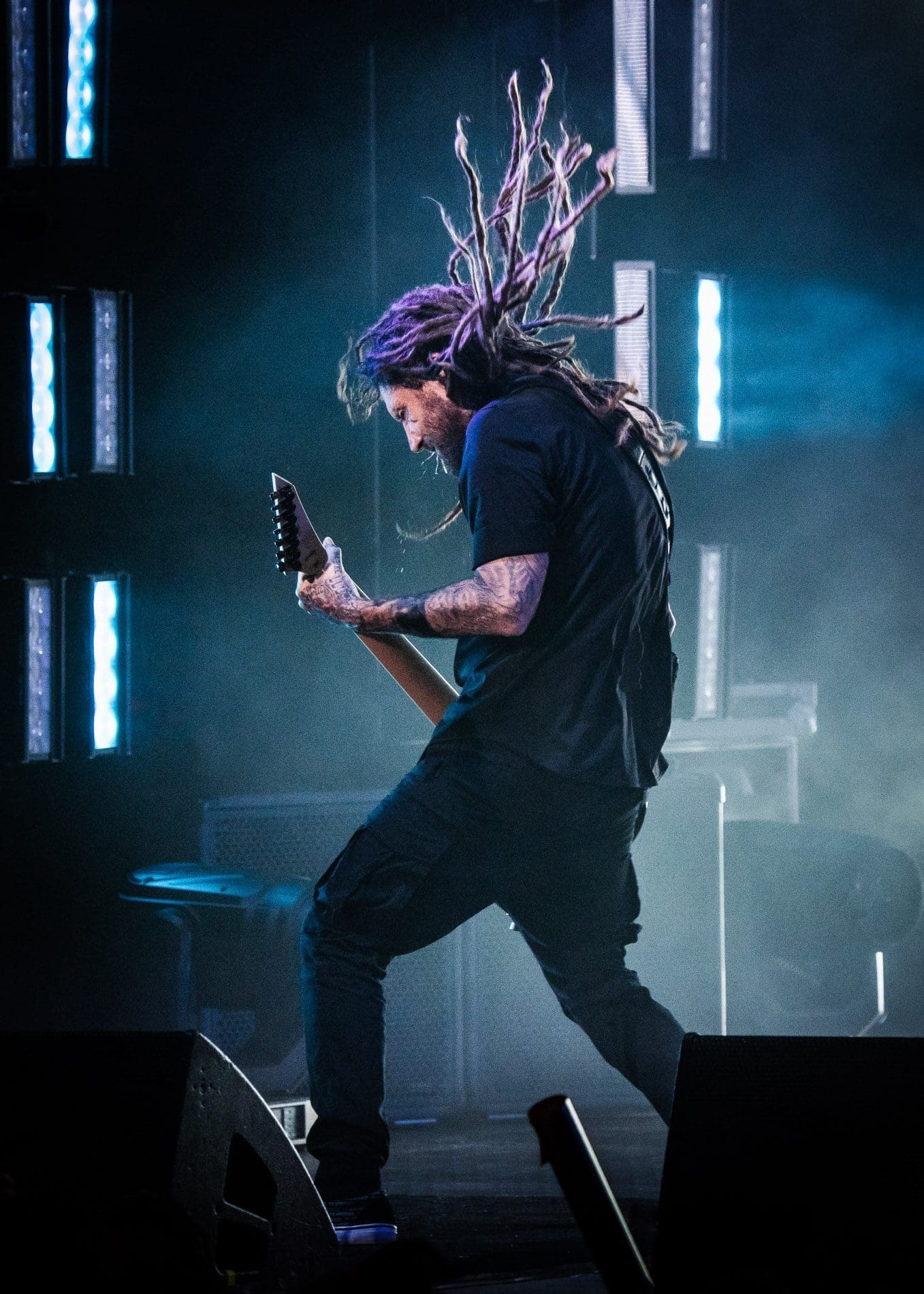 Korn performs at the BB&T Pavilion in Camden, NJ