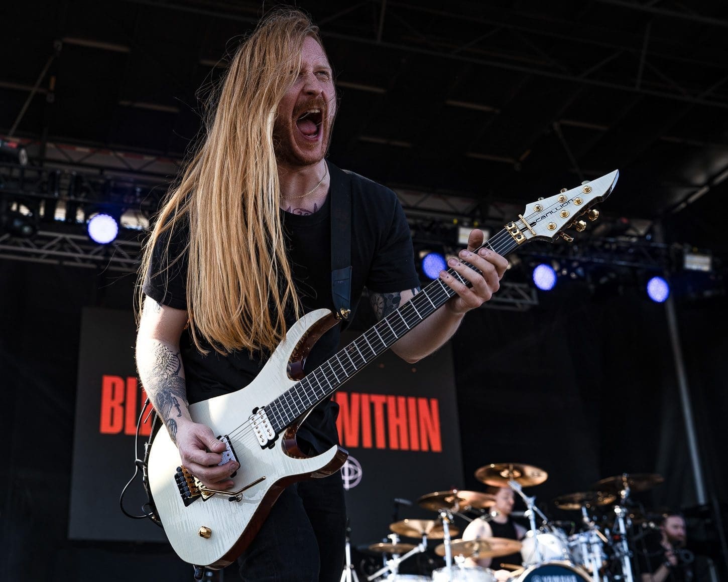 Bleed From Within performs on Day One of The HeartSupport Fest in Orlando, FL.