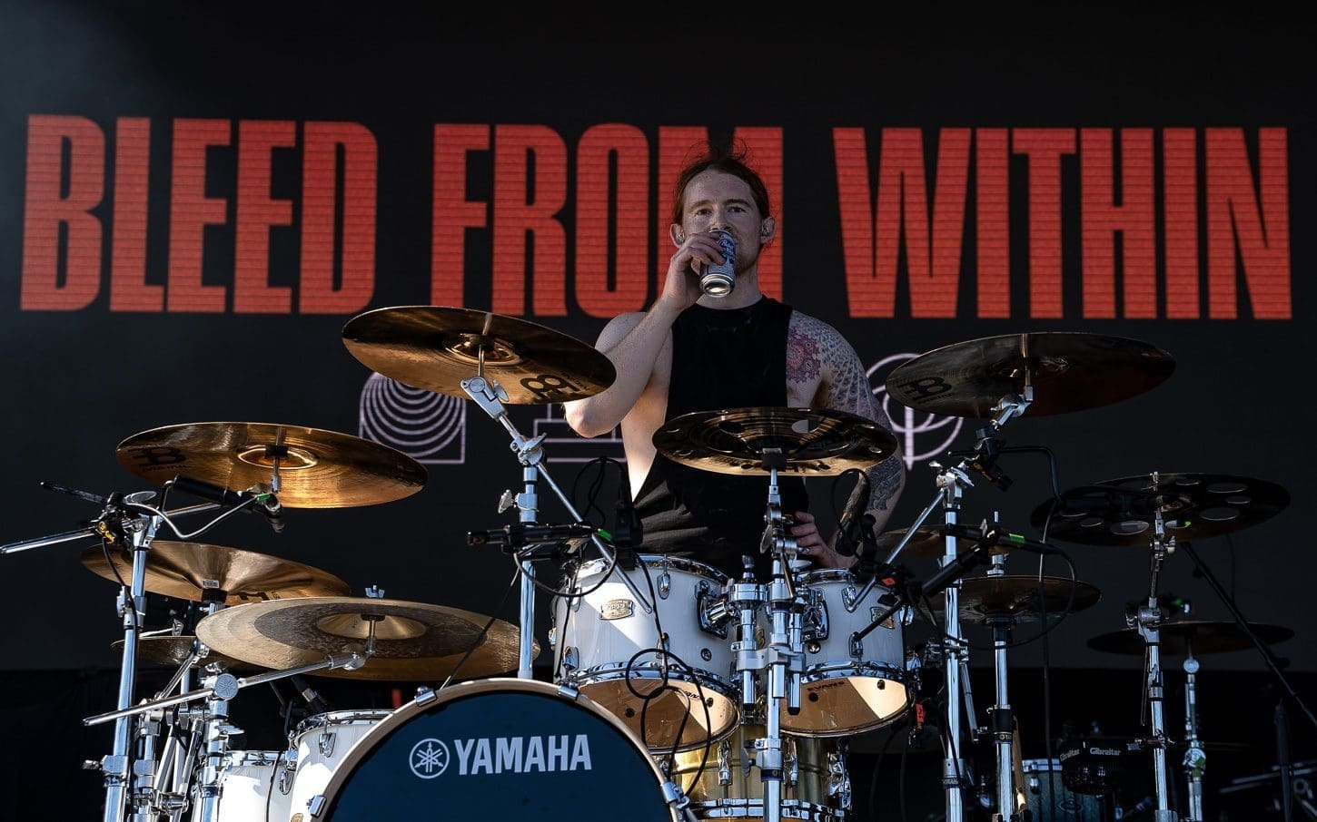 Bleed From Within performs on Day One of The HeartSupport Fest in Orlando, FL.