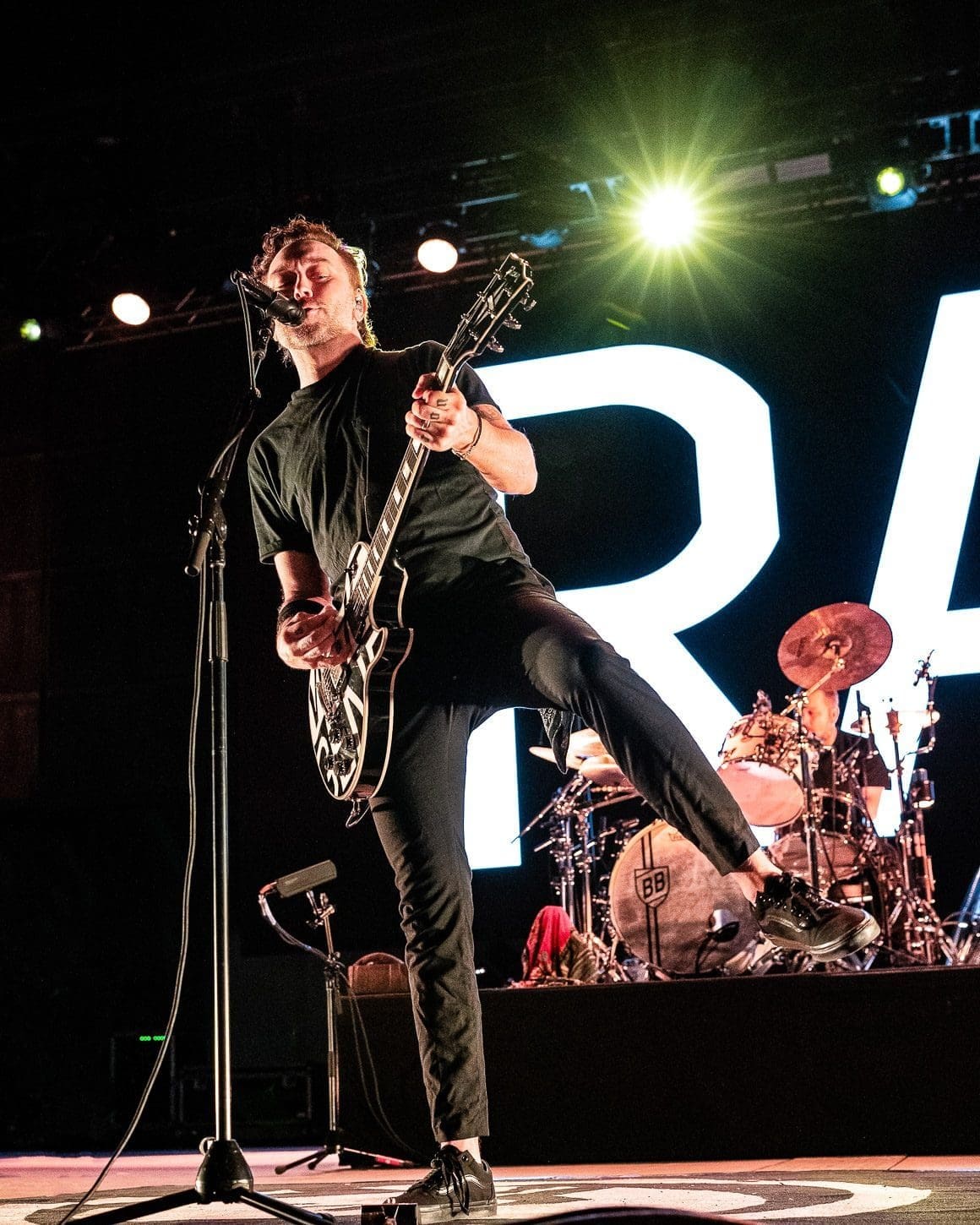Rise Against performs on Day One of The HeartSupport Fest in Orlando, FL.