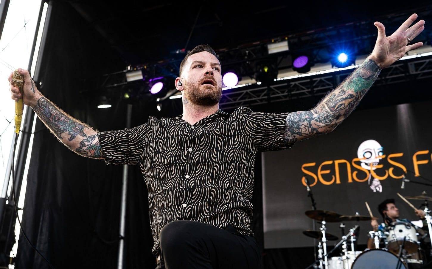Senses Fail performs on Day One of The HeartSupport Fest in Orlando, FL.