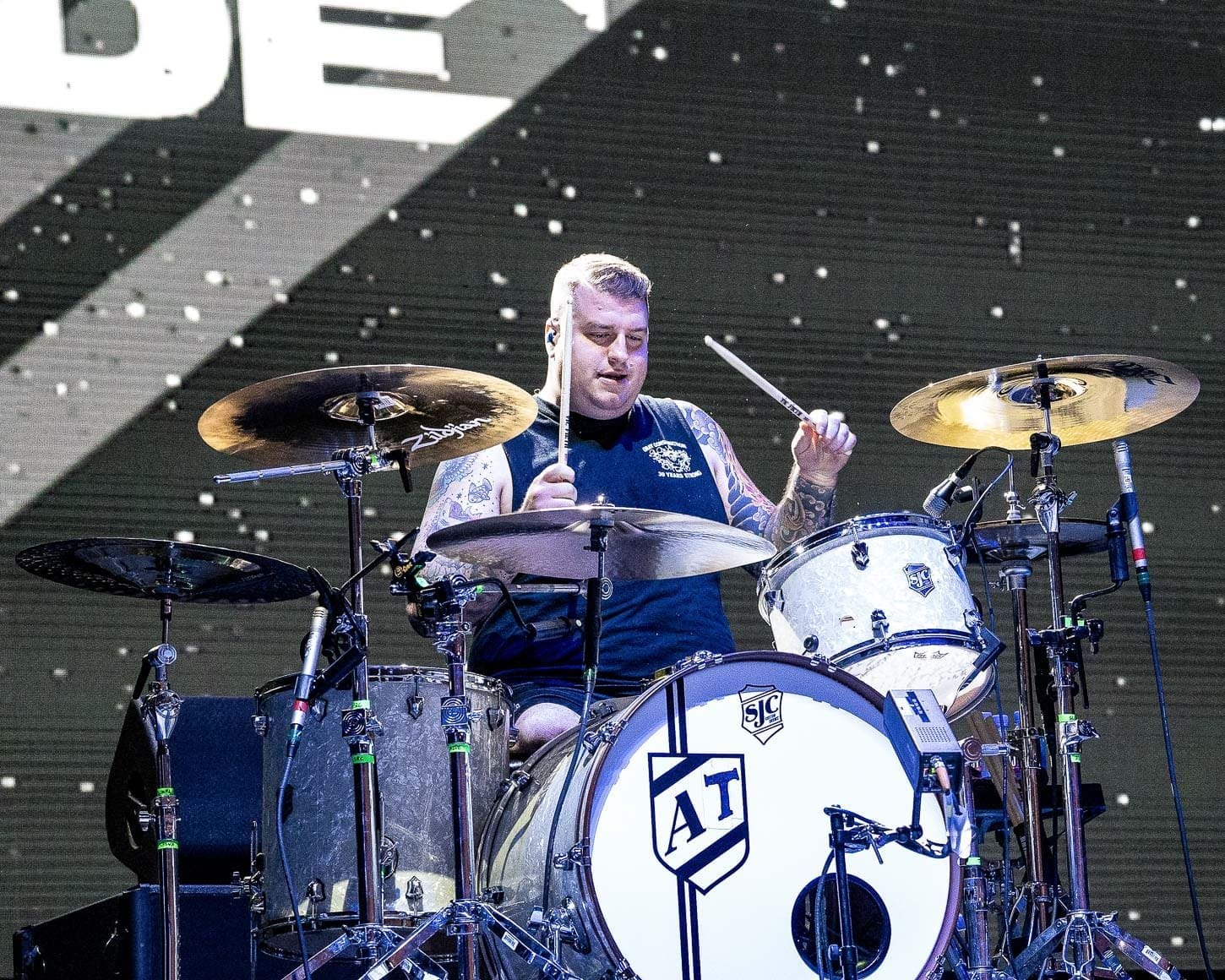 The Ghost Inside performs on Day One of The HeartSupport Fest in Orlando, FL.