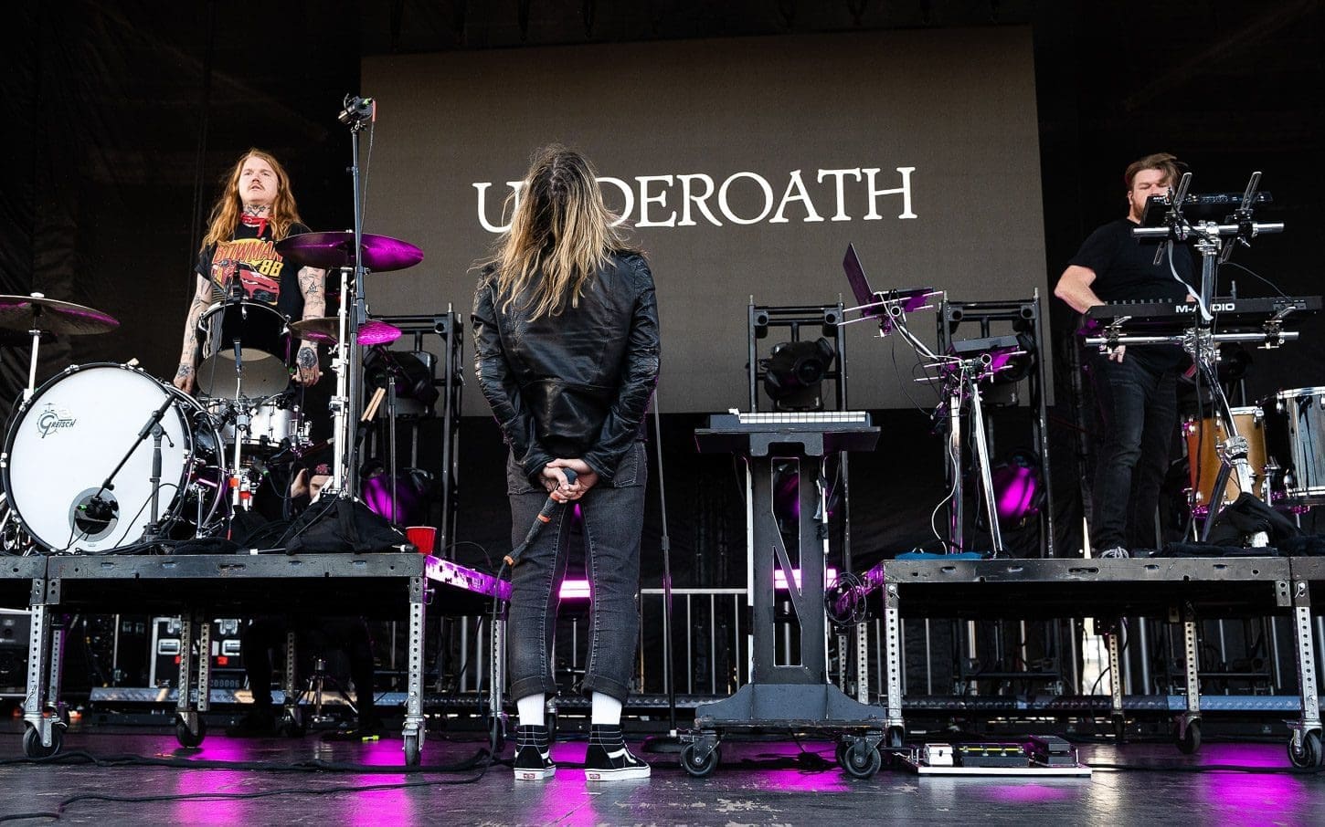 Underoath performs on Day One of The HeartSupport Fest in Orlando, FL.