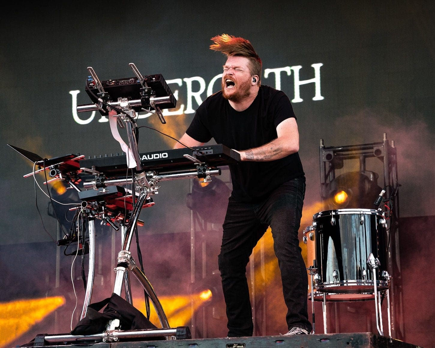 Underoath performs on Day One of The HeartSupport Fest in Orlando, FL.