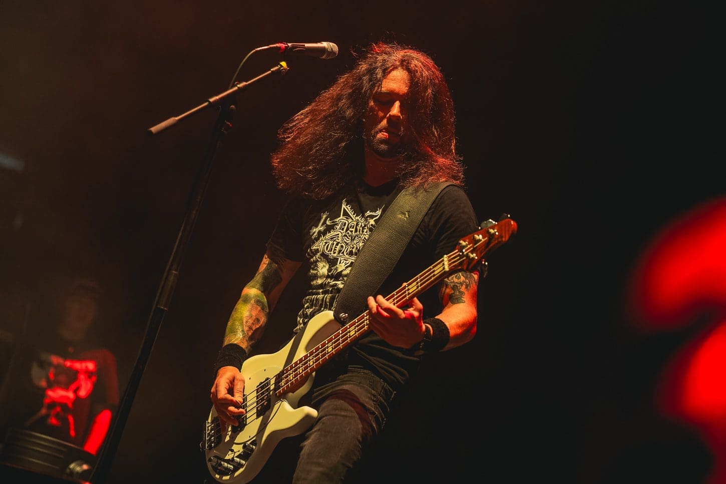 Unearth performs at the Santander Arena in Reading, PA