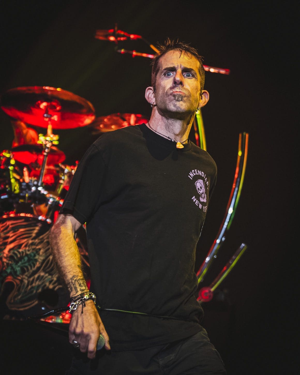 Lamb of God performs at the Santander Arena in Reading, PA
