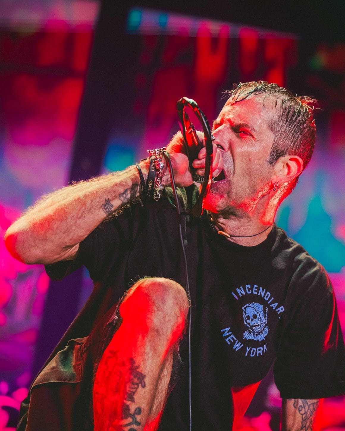 Lamb of God performs at the Santander Arena in Reading, PA