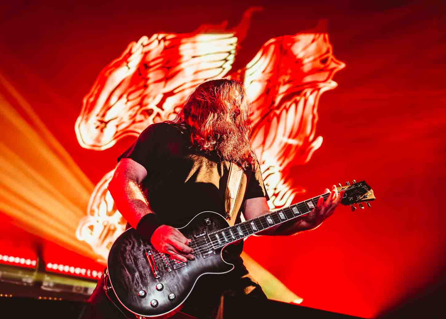 Lamb of God performs at the Santander Arena in Reading, PA