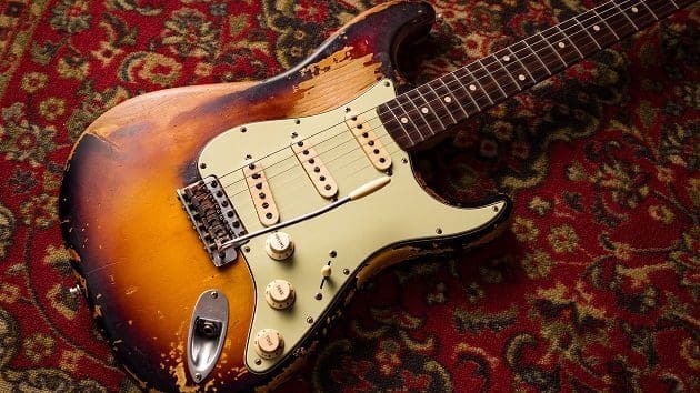 John Frusciante’s signature Strat guitar recreated by Fender Custom Shop