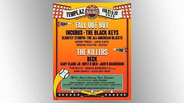 Fall Out Boy, The Killers headlining 2025 Innings Festival