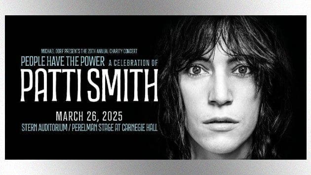 Flea, Michael Stipe & more playing Patti Smith tribute concert