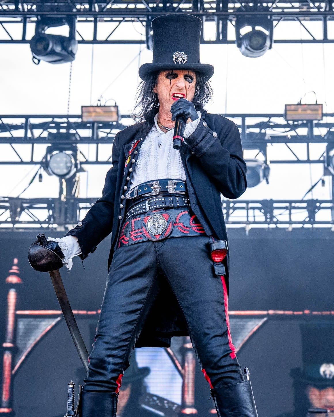 Alice Cooper performs at Boardwalk Rock in Ocean City, MD