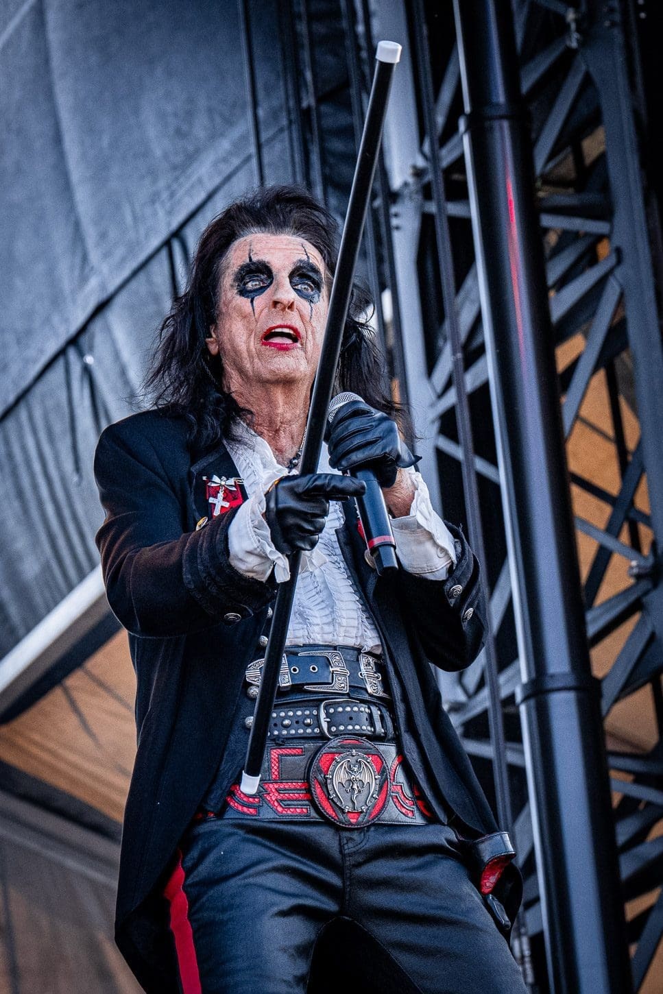 Alice Cooper performs at Boardwalk Rock in Ocean City, MD