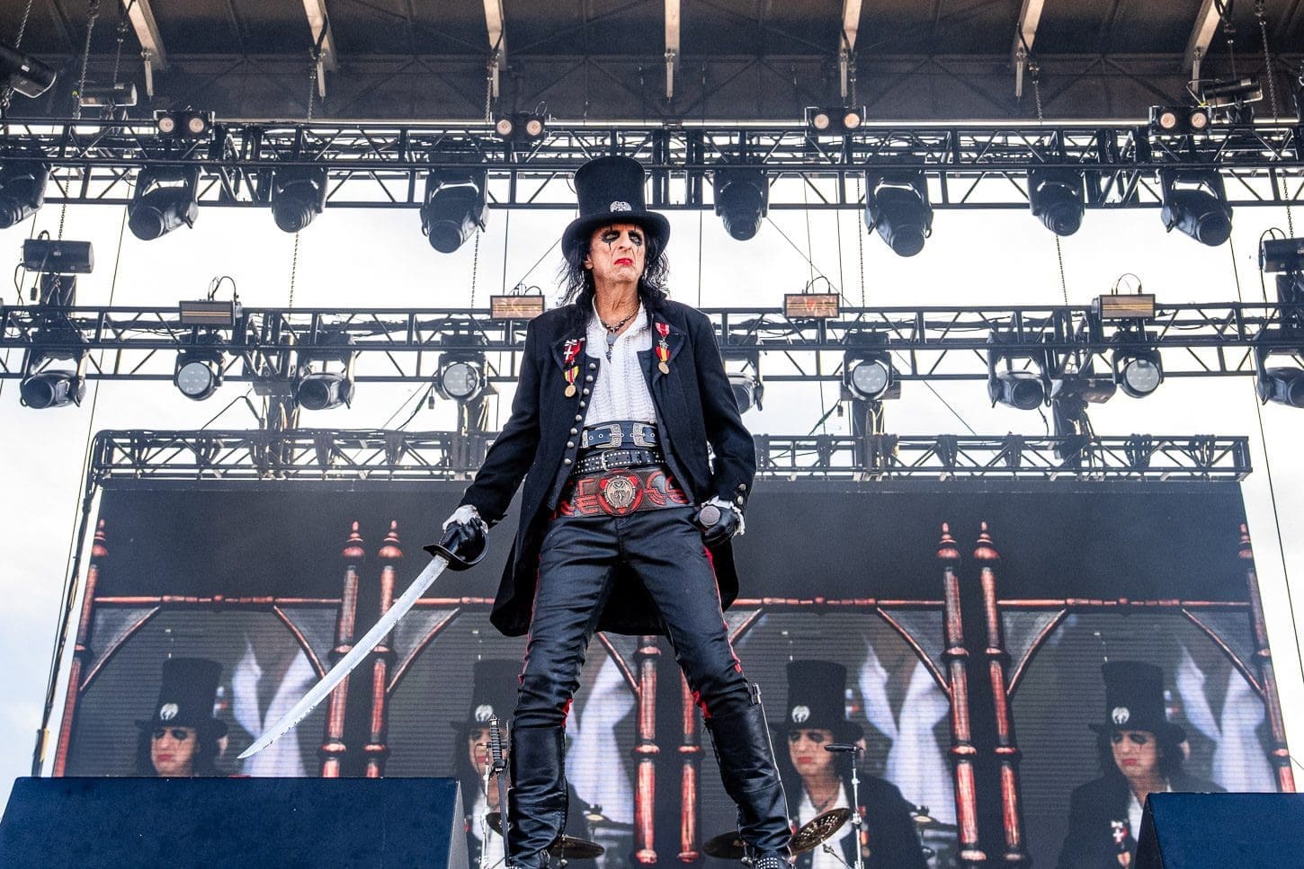 Alice Cooper performs at Boardwalk Rock in Ocean City, MD