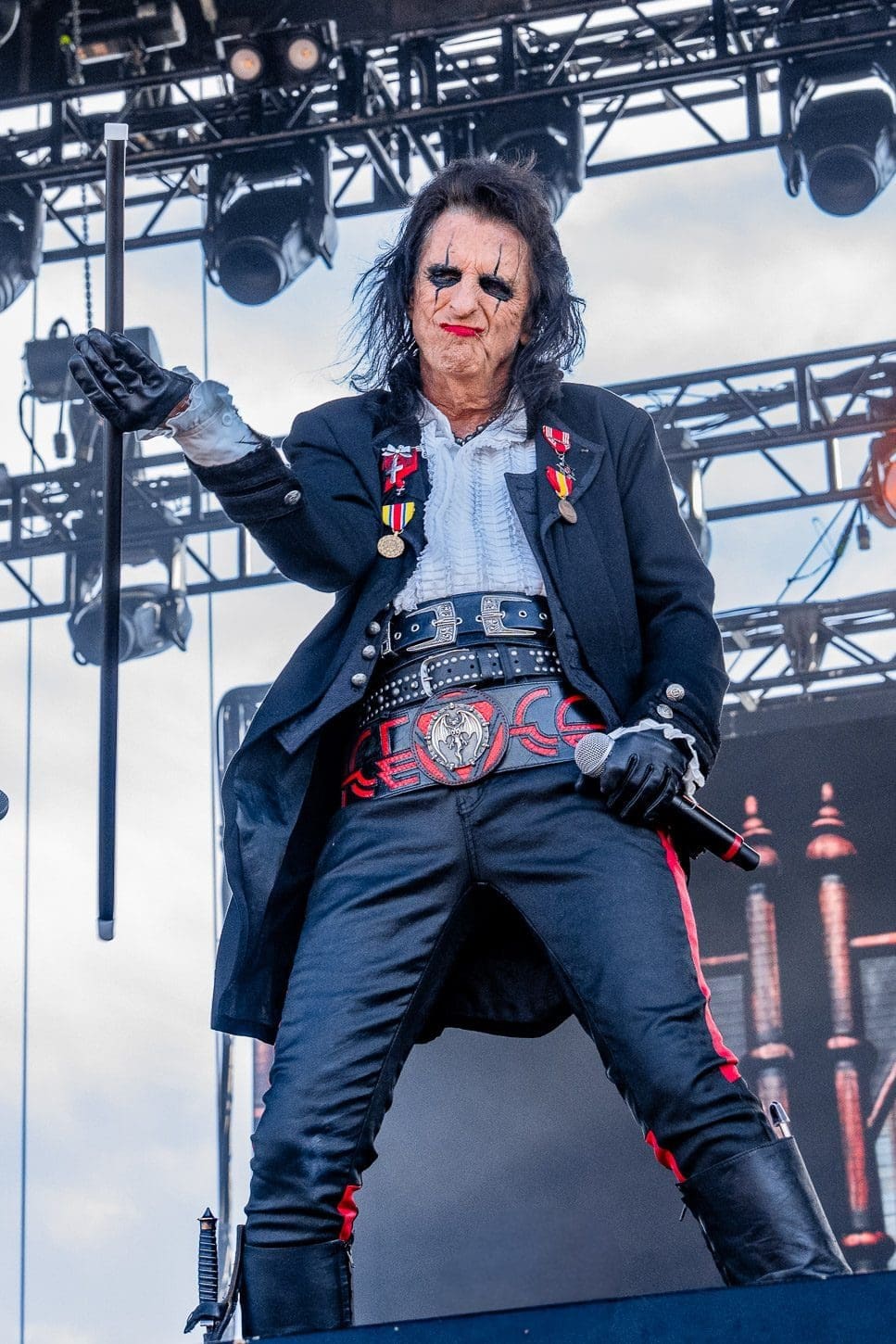 Alice Cooper performs at Boardwalk Rock in Ocean City, MD
