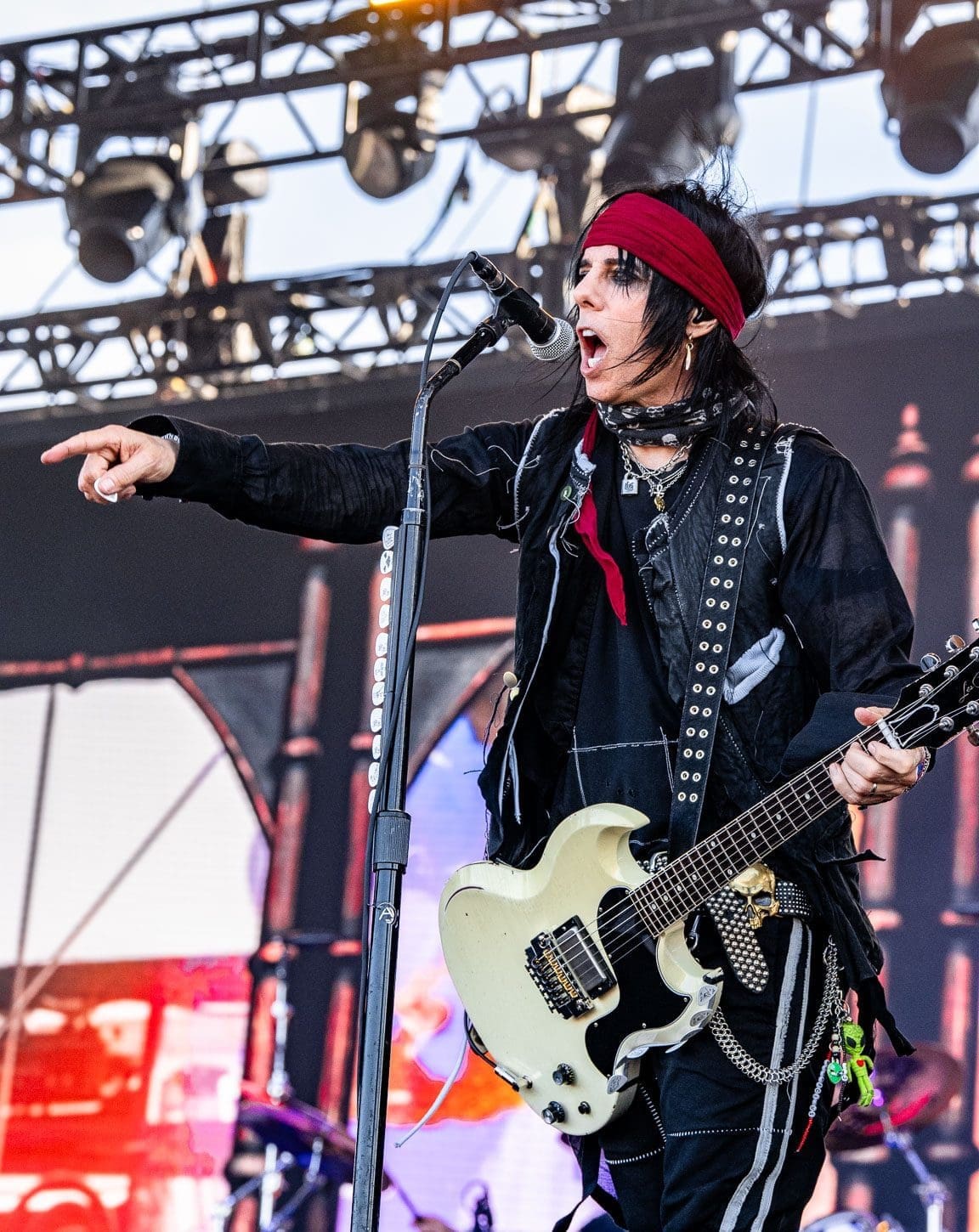 Alice Cooper performs at Boardwalk Rock in Ocean City, MD