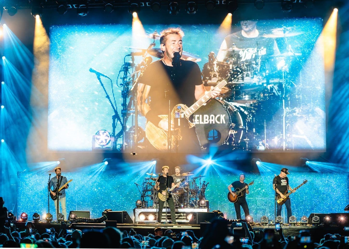 Nickelback performs at Boardwalk Rock in Ocean City, MD