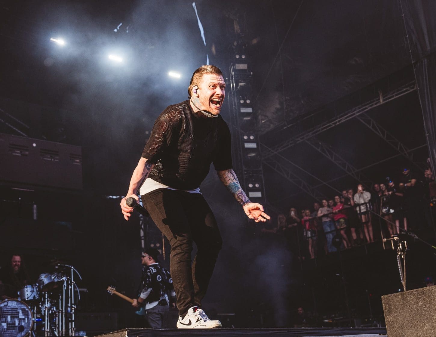 Shinedown performs at Boardwalk Rock in Ocean City, MD