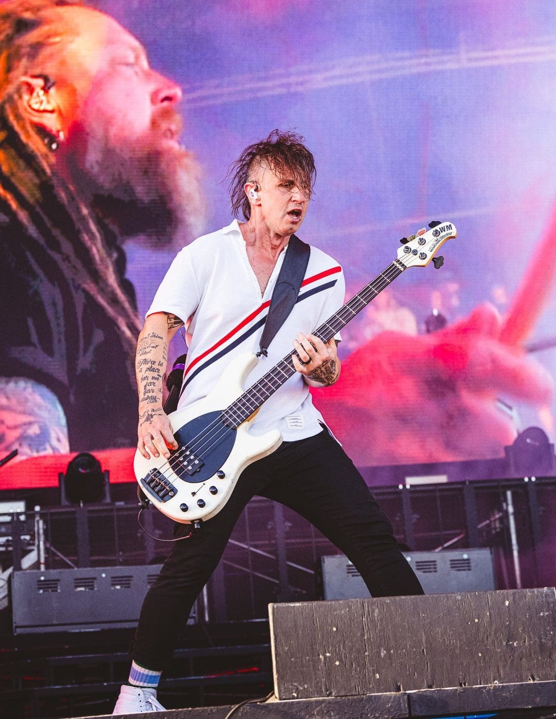 Shinedown performs at Boardwalk Rock in Ocean City, MD