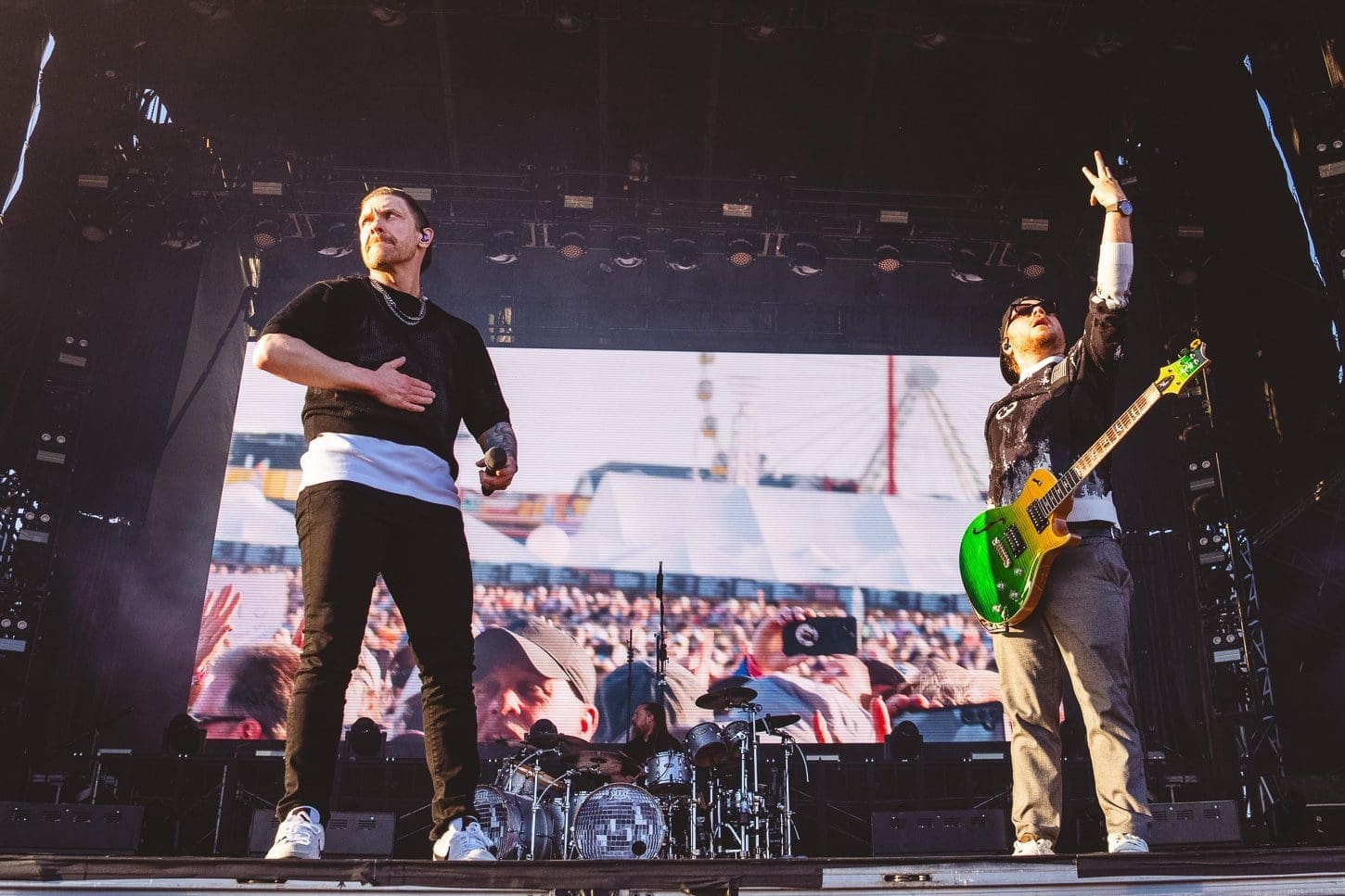Shinedown performs at Boardwalk Rock in Ocean City, MD