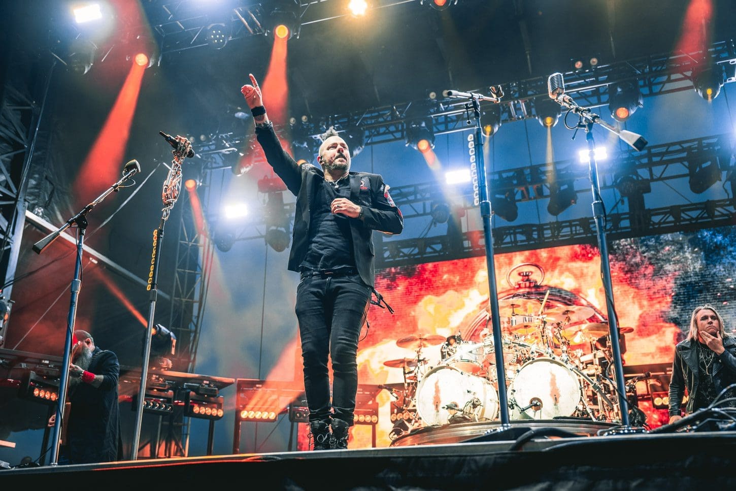 Three Days Grace performs at Boardwalk Rock in Ocean City, MD