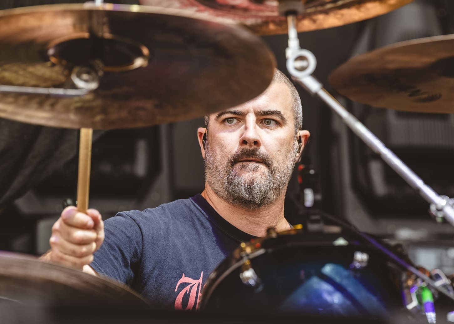 Shock Narcotic performs at Hershey Park Stadium in support of Pantera.