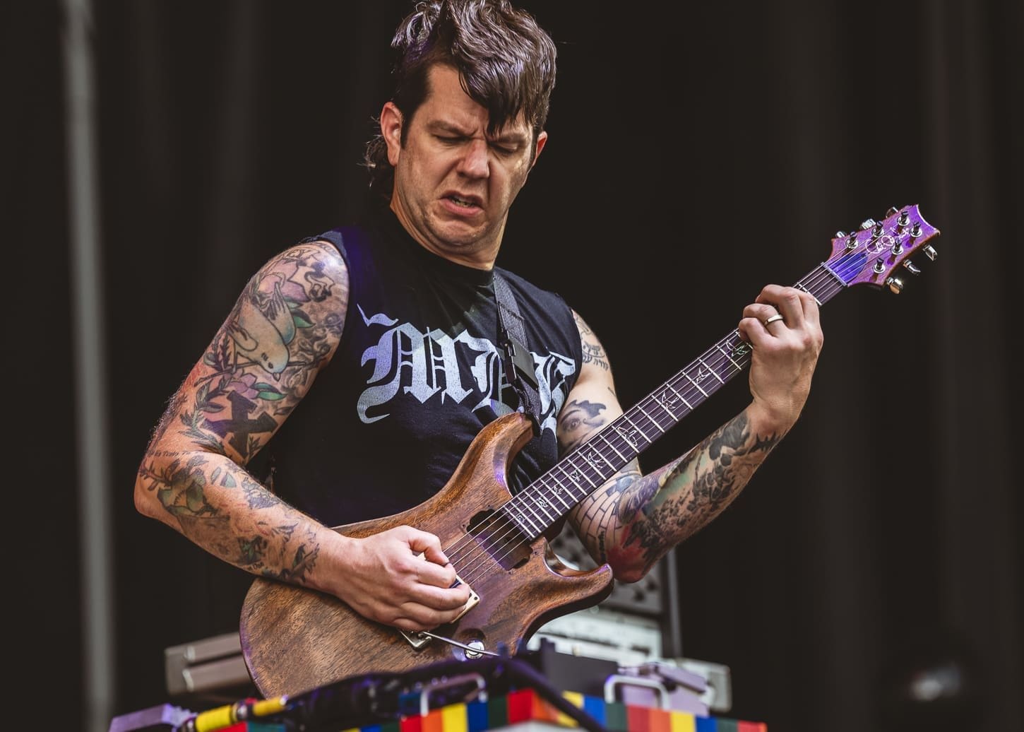 Shock Narcotic performs at Hershey Park Stadium in support of Pantera.