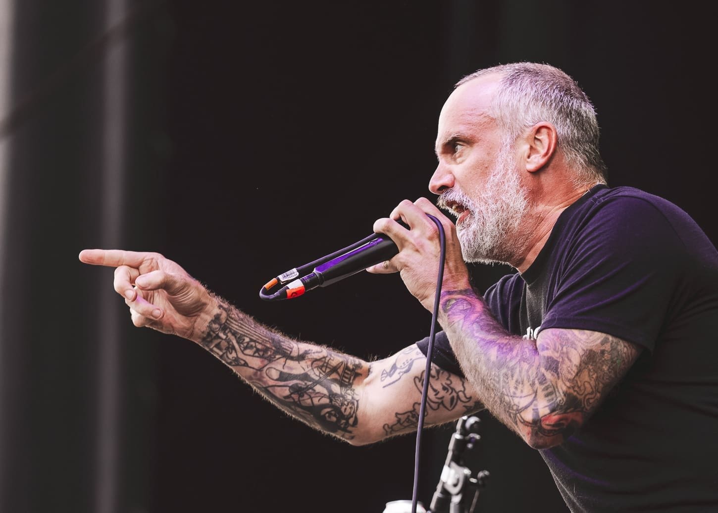 Shock Narcotic performs at Hershey Park Stadium in support of Pantera.