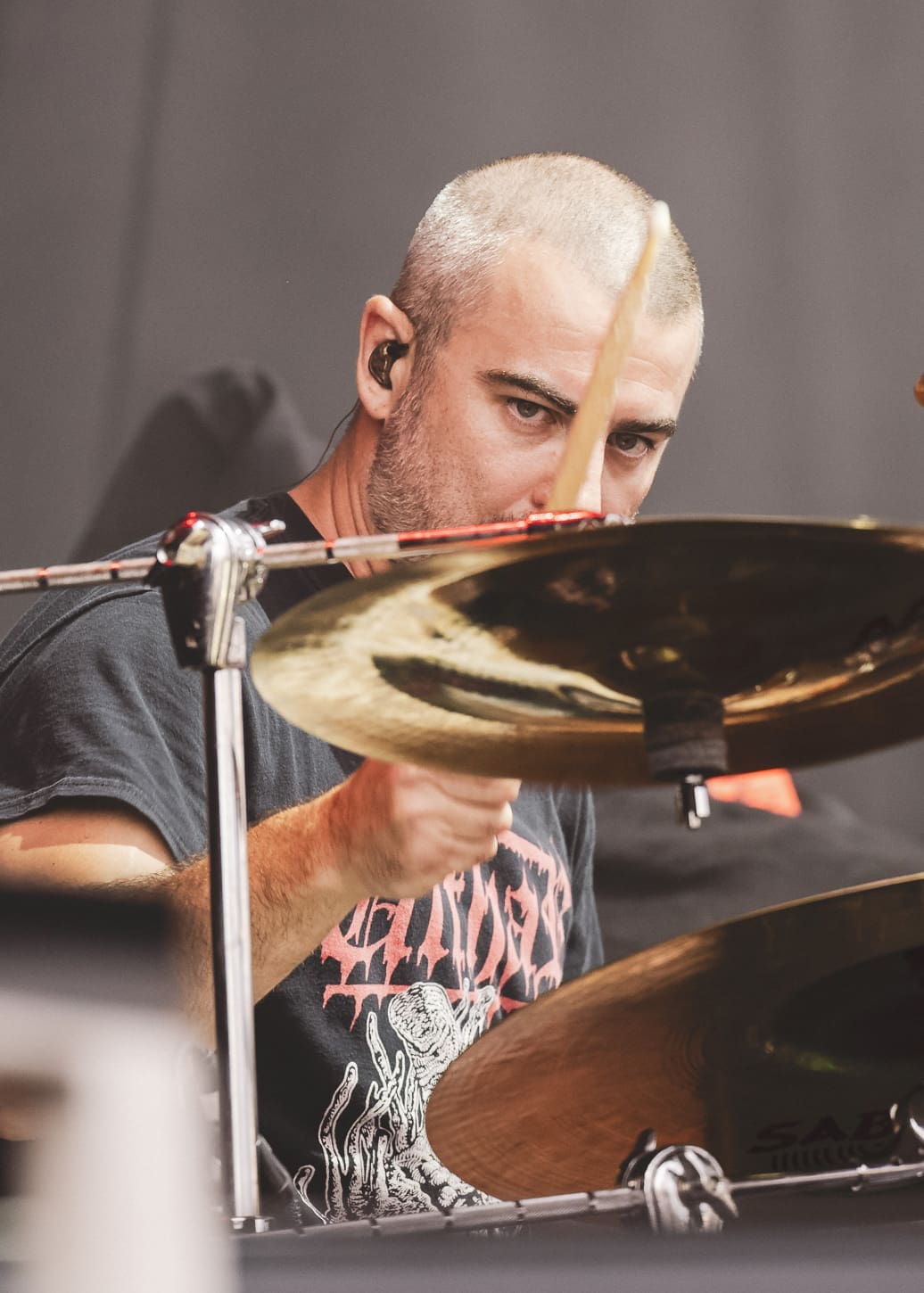 Shock Narcotic performs at Hershey Park Stadium in support of Pantera.