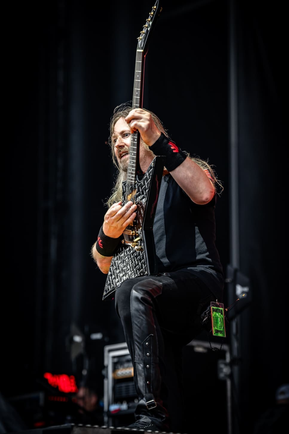 Amon Amarth performs at Hershey Park Stadium in support of Pantera.