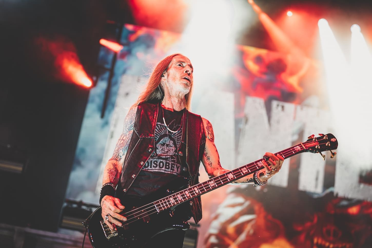 Pantera performs at Hershey Park Stadium.