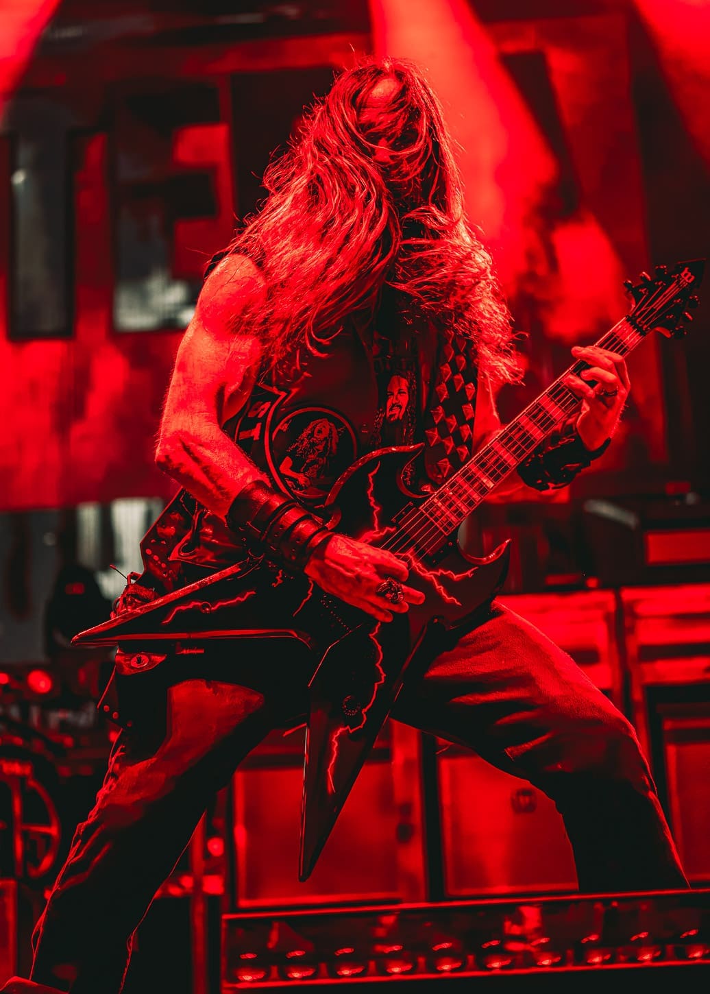 Pantera performs at Hershey Park Stadium.