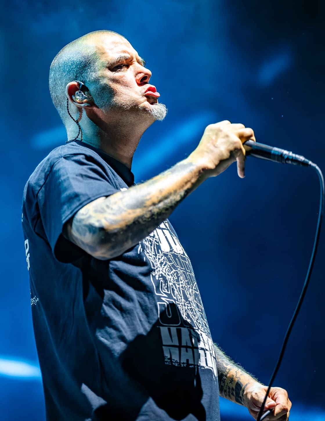 Pantera performs at Hershey Park Stadium.