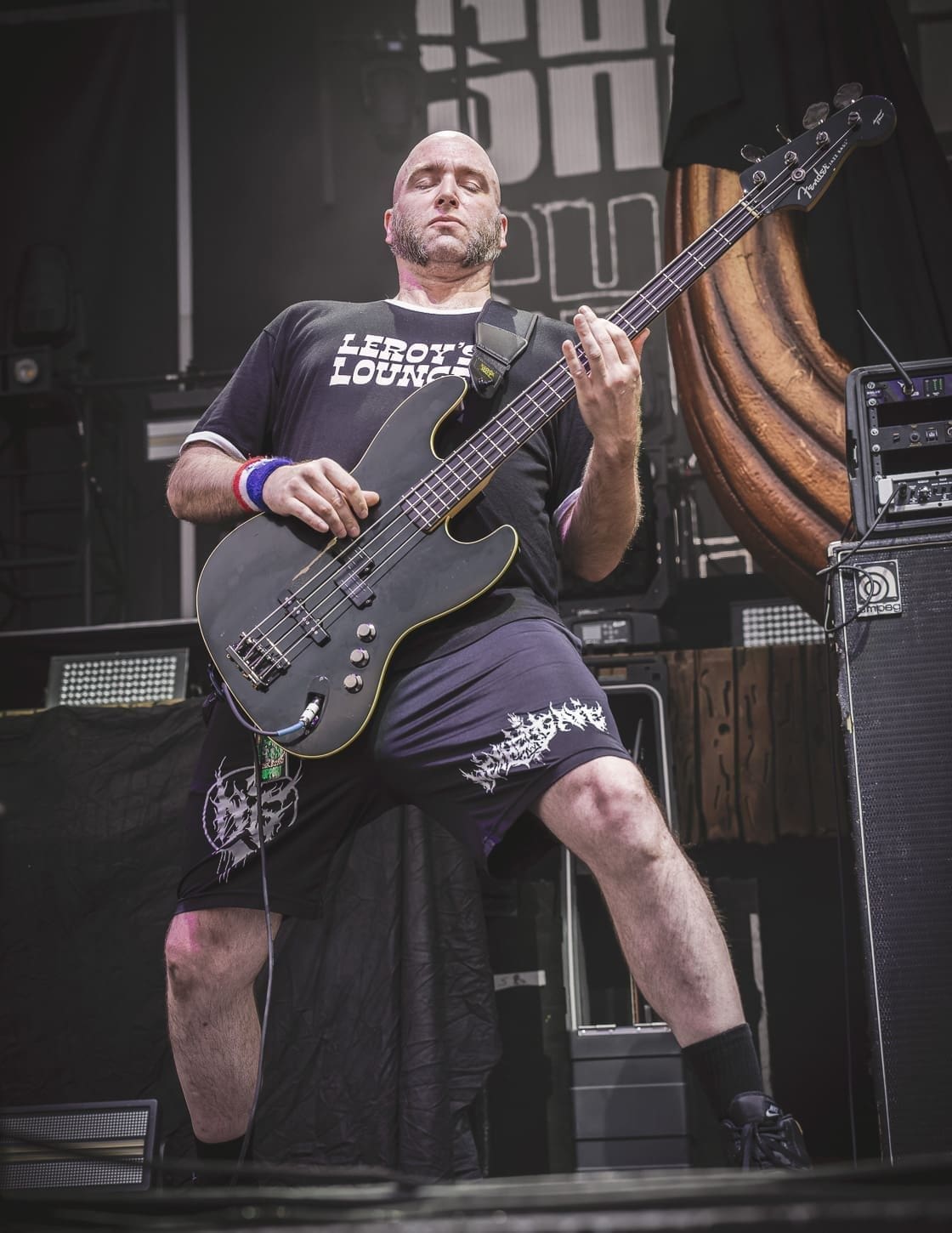 Shock Narcotic performs at Hershey Park Stadium in support of Pantera.