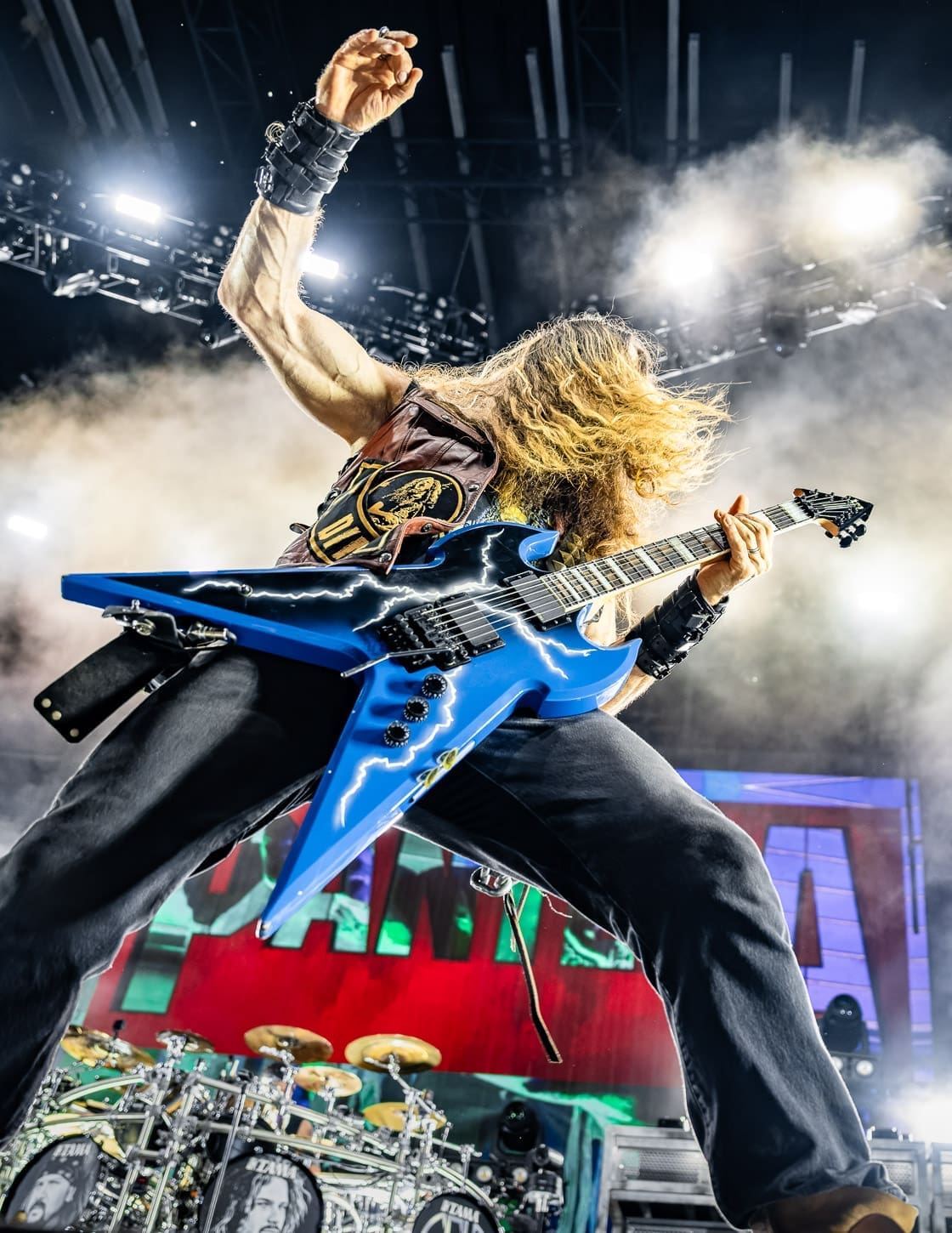 Pantera performs at Hershey Park Stadium.