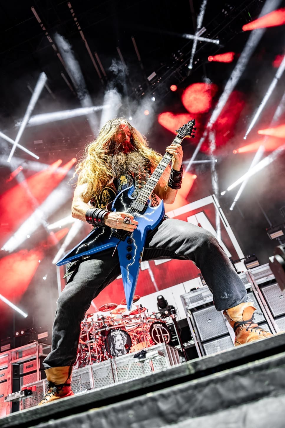 Pantera performs at Hershey Park Stadium.