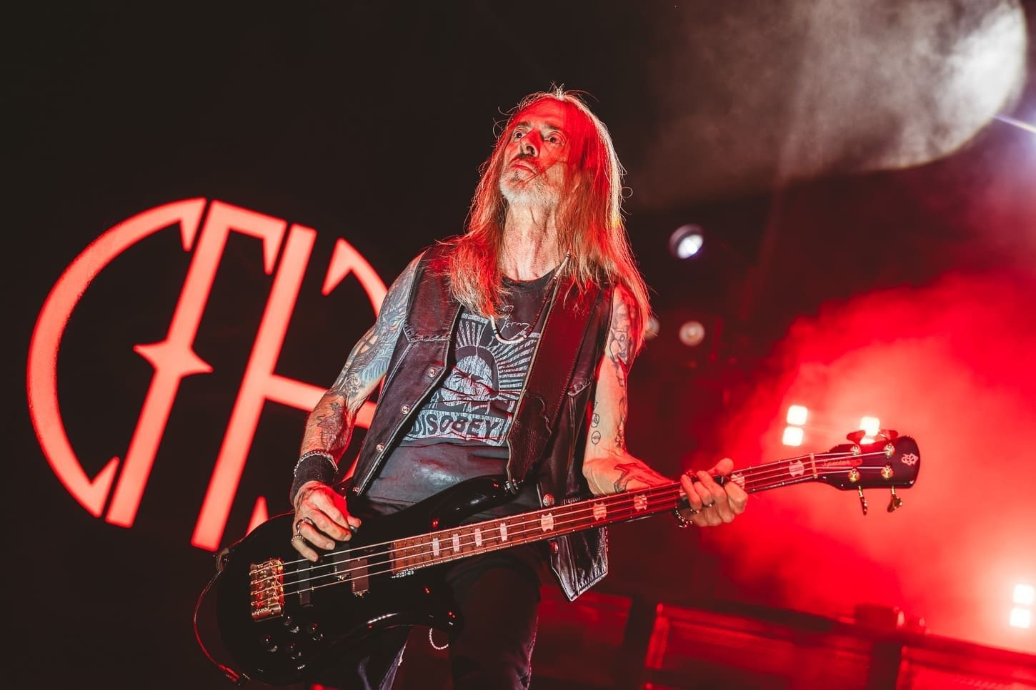 Pantera performs at Hershey Park Stadium.