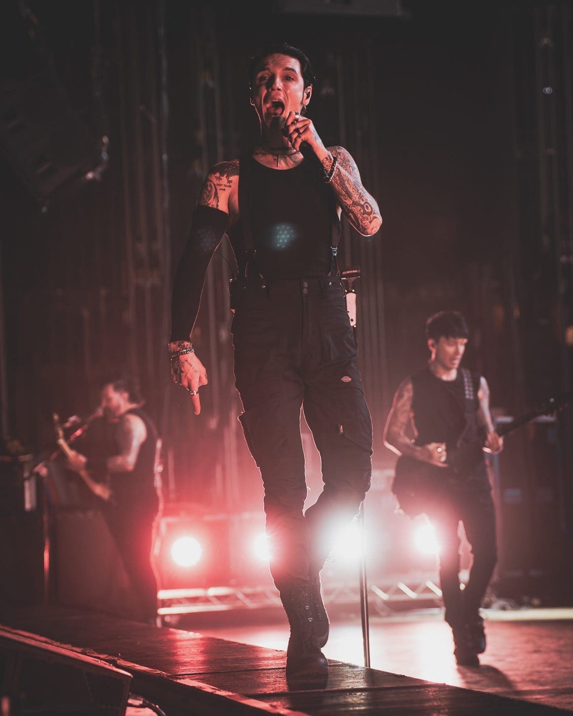 Black Veil Brides perform at the Mann Music Center in Philadelphia, PA.