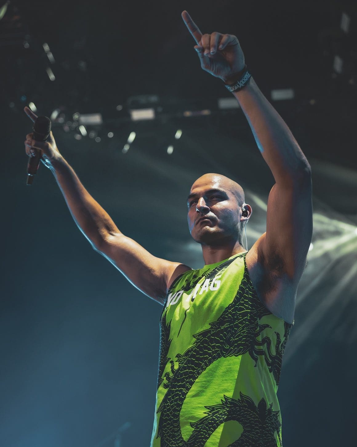 Bloodywood perform at the Mann Music Center in Philadelphia, PA. Bloodywood perform at the Mann Music Center in Philadelphia, PA.