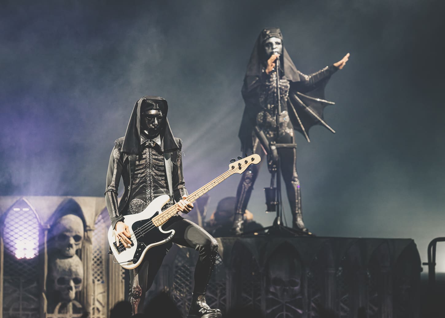 Ghost performs at the Wells Fargo Center in Philadelphia, PA