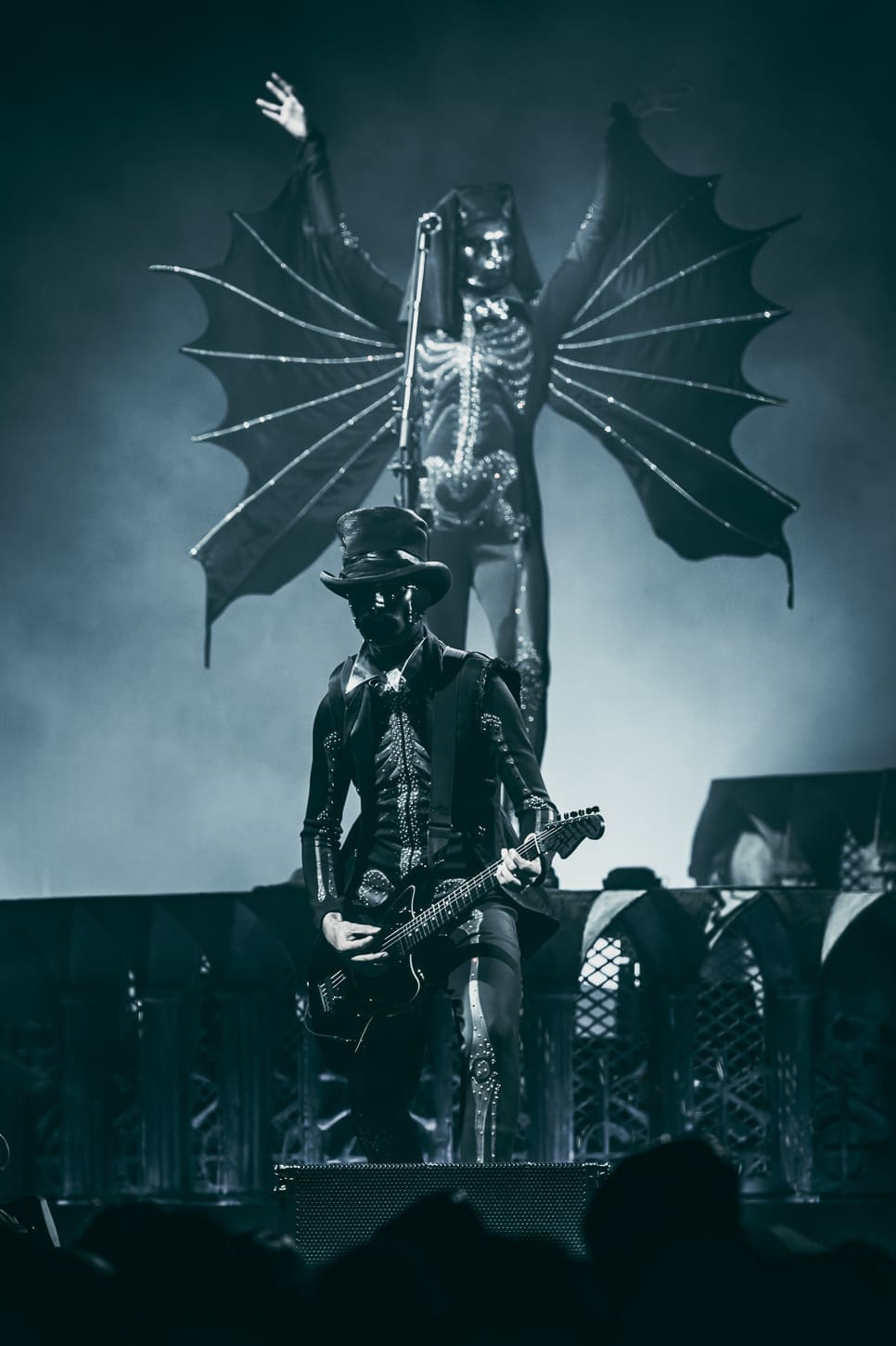 Ghost performs at the Wells Fargo Center in Philadelphia, PA