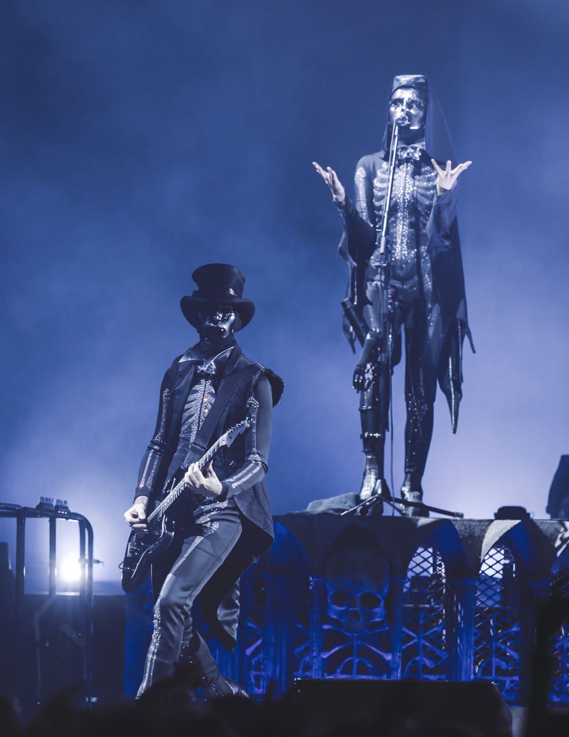 Ghost performs at the Wells Fargo Center in Philadelphia, PA