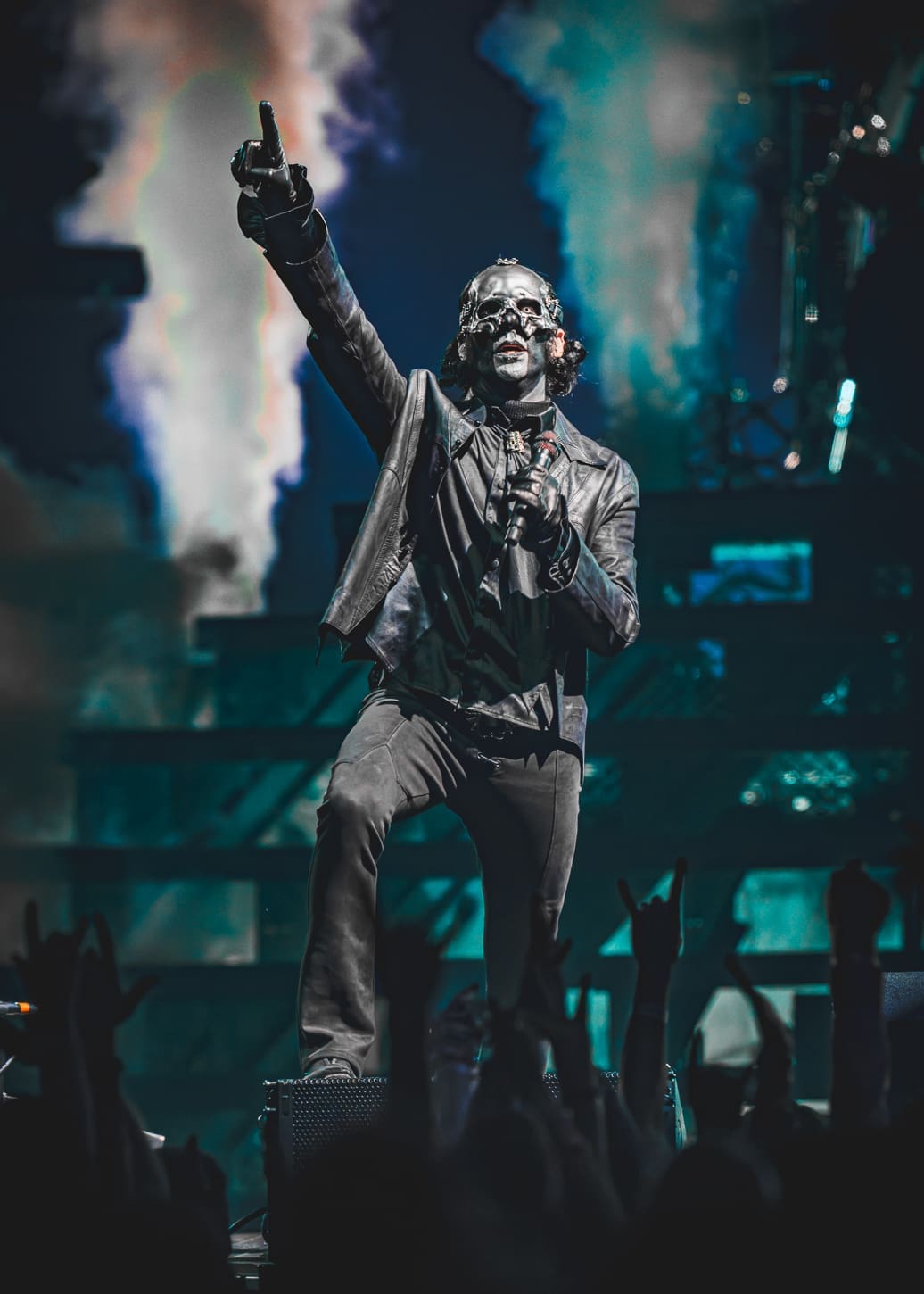 Ghost performs at the Wells Fargo Center in Philadelphia, PA